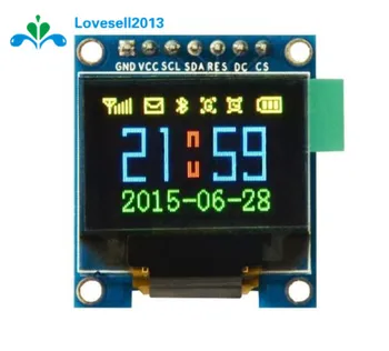0.95 Collu SPI Full Color OLED Displeju DIY Moduļu 96x64 LCD Arduino SSD1306 Vadītāja IC augstākās Kvalitātes