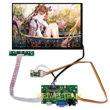 10.1 Collu 2K LCD Panelis 2560x1600 Ekrānu VGA Kontrolieris Valdes LVDS - EDP (4 Joslas), 51 Adatas Austiņas Par DIY Projekts