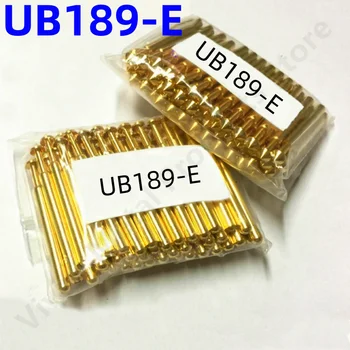 10/50GAB UB189-E Pavasara Testu Zondes Tests, Pin Pogo Pin PCB Test Instruments Garums 36.5 mm Pin Dia 3.16 mm E Galvas Dia 4.0 mm Testa Rīks