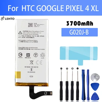 100% Oriģināls G020J-B G020J HTC Google Pikseļu 4 XL Pixel4 XL 4XL Akumulatoru Remonts Daļa Sākotnējās Spējas, Mobilo Telefonu Baterijas