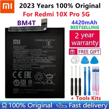 100% Oriģināls New Augstas Kvalitātes Xiao Mi BM4T Nomaiņa Tālruņa Akumulatora Redmi 10X Pro 5G 4520mAh Baterijas Bateria