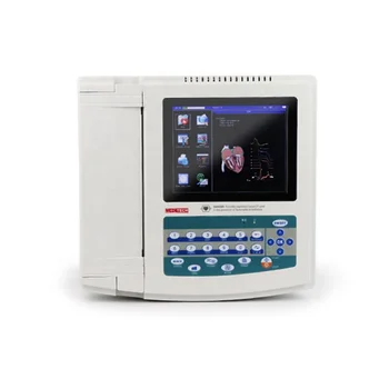 12 Kanālu EKG iekārtas/Touch Screen EKG un datu pārsūtīšana, izmantojot Programmatūru PC EKG
