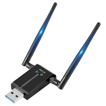 1300Mbps lielos attālumos USB Wifi Adapteri PC Desktop, Klēpjdatoru ,USB Bezvadu Adapteri Dual Band 2.4 Ghz 5Ghz Interneta Stick