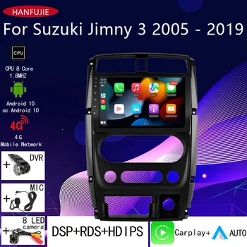 2 DIN Auto Android auto radio multimediju atskaņotājs, 4G Carplay GPS navigācijas Nr. DVD Suzuki Jimny 2007 2008 2009 2010. - 2012.g.