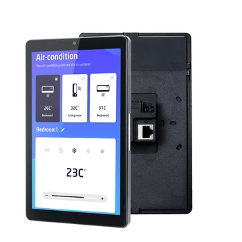 2023 Sunworld YC-SM08P Jauns 8 collu Iegulto kontroles touch panel Android 11 tablet pc ar rj45 poe