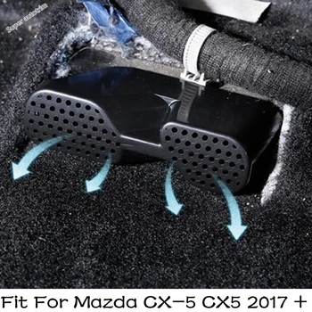 2GAB Sēdeklis Zem Grīdas Gaisa Kondicionēšanas AC Ventilācijas Izvads Kanāla Vāks der Mazda CX-5 CX5 2017 - 2022 Plastmasas Interjera Aksesuāri