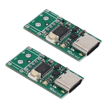 2X USB-C PD2.0/3.0 DC Pārveidotājs, Strāvas Padeves Modulis Mānekļi Ātrās Uzlādes Izraisīt Aptauja Aptaujas Detector Tester(ZY12PDN)