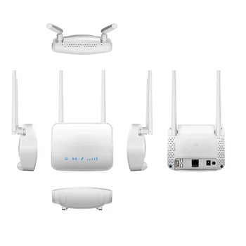 4G WiFi Router 150Mbps 2.4 G WIFI 2 × 2 MIMO CPE Bezvadu Maršrutētāju ar SIM Kartes Slots Home Office(US Plug)