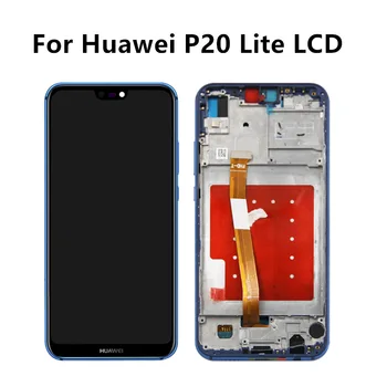 5.84 collas HUAWEI P20 Lite Lcd Displejs, Touch Screen Digitizer Montāža HUAWEI DISPLEJS P20 Lite/Nova 3e LCD