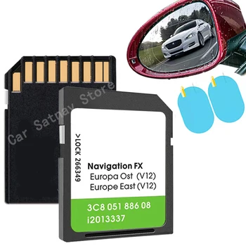 8GB SD Kartes Navigācijas VW RNS 310 V12 Austrumu Eiropā FX OST Sat Nav Piederumi GPS CEĻU KARTES