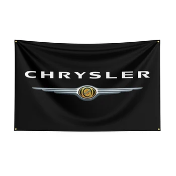90x150cm Chryslers Karoga Poliestera Iespiesti Sacīkšu Auto Banner Decor1