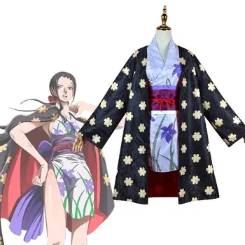 Anime Viens Gabals Garām Allsunday Nico Robin Cosplay Kostīms Sieviešu Kimono Tērpi Halloween Karnevāla Tērps