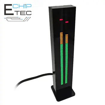 AS60 LED Mūzikas Spektra Indikators Dual Channel 60 Profesionālā Līmenī Apjoms, Displejs, Elektroniskā DIY Gaismas BLOKS Mērītājs