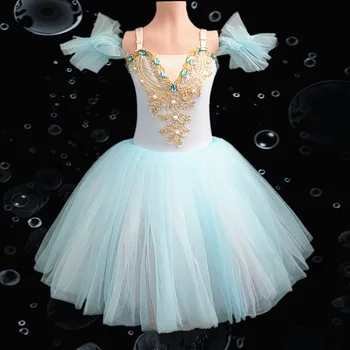 Baleta Tutu Svārki Sieviešu Kleita Ilgi Vestidos Meitenēm Darbības Apģērbu Gulbis Vēdera Deju Svārki