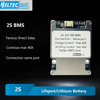 Heltec 2S 40A BMS līdzsvarotu 7.4 8.4 V V li-jonu ZMP BMS/3.2 v lifepo4 Litija dzelzs fosfāta akumulatoru aizsardzības pārvalde ar siltuma izlietnes