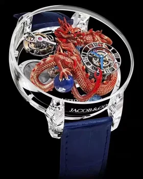 High-end Debess Spararata Āzijas Pūķis Mehāniskās rokas Pulkstenis Limited Edition Modes Top Skatīties