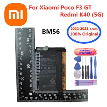 Jaunas Oriģinālās Augstas Kvalitātes 5065mAh BM56 Akumulatoru Xiaomi Mi Poco F3 GT Redmi K40 5G Spēļu Tālrunis Nomaiņa Akumulatora Bateria