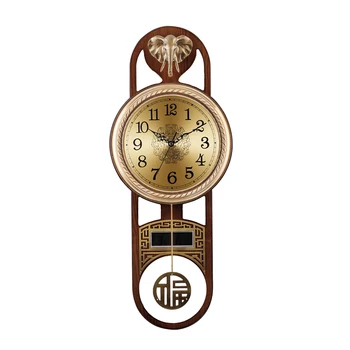 Jaunu Dizainu Vintage Luksusa Kosmosa Svārsta Sparā Pulkstenis Sakausējuma Koka Pulkstenis Karājas Pie Sienas