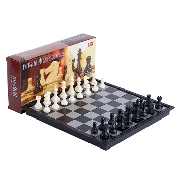 Jaunu Karstā Pārdošanas Starptautiskās Šaha Ķīniešu Šahs Dambrete Locīšanas Magnētisko Valdes Šaha Spēle, 3 Izmēra