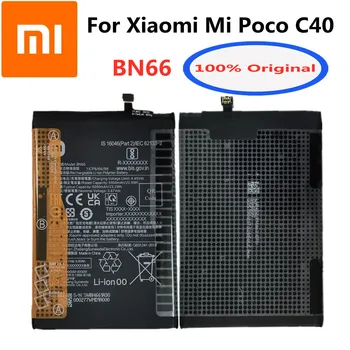 Jaunu Xiao mi 100% Oriģinālā 6000mAh BN66 Akumulatoru Xiaomi Mi POCO C40 Mobilo Telefonu Rezerves Baterijas + Remonta Instrumentu Komplekti