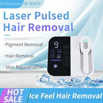 Jaunākās Mājas Lietošanai IPL Hair Removal Ierīces Nesāpīga Depilācija Ledus Justies Pastāvīgi Lāzera Padušu, Sejas, lūpu ķermeņa Apmatojuma Noņemšanas