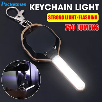 Mini LED Keychain Gaismas Emegency Lukturīti Keychain, Mini Lukturītis, Kabatas Lukturītis Āra COB Avārijas Gaismas