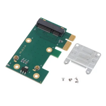 MINI PCIE uz PCI-E Bezvadu tīkla Karte PCI - EXPRESS WIFI Adapteri Green Edition Stāvvadu Kartes Dzelzs Lapa Portatīvo SQWF