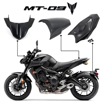 Motociklu Aksesuāri YAMAHA MT09 MT-09 MT 09 SP 2018-2020 Spārns Aizmugurējais Hugger/Vējstikla Deflektoru/Aizmugures Sēdekļa Vāku Aptecētājs