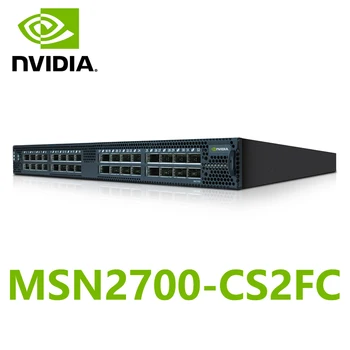 NVIDIA Mellanox MSN2700-CS2FC Spektra 100GbE 1U Atvērt Ethernet Slēdzis ar Cumulus Linux 32 QSFP28 Porti 2 AC Mpl x86 CPU 2Core