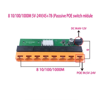 OEM Jauns modelis 8 Port Gigabit Switch Desktop RJ45 Ethernet Switch 10/100/1000mbps Gigabit Lan switch rj45 tp-link