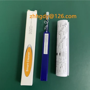 Optiskās Šķiedras Sakaru rīki Noklikšķiniet uz vienas 1,25 mm LC Connector Optisko Šķiedru Tīrāku un LC MU Optiskās Šķiedras Tīrīšanas Zīmulis
