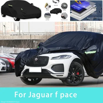Par Jaguar f tempā, Āra Aizsardzības Pilnu Automašīnas Sedz Sniega sega, Saulessargs Ūdensizturīgs nepievelk putekļus Ārpuse Auto piederumi
