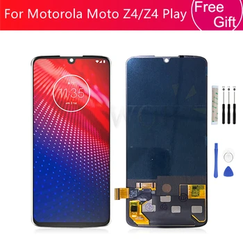 Par Motorola Moto Z4 LCD Displejs, Touch Screen Digitizer Montāža Moto Z4 Spēlēt Displejs, Rezerves Daļu