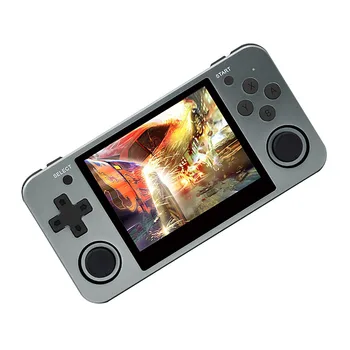 Portatīvo Retro Rokas Video Spēļu Konsoles Mini 3.5 collu IPS Ekrāns RG350M Klasisko Spēli Mašīna 16GB Alumīnija Korpusa Gamepad