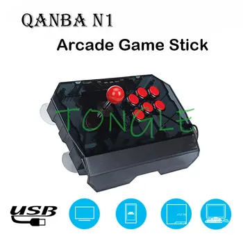 QANBA N1 Arcade Kursorsviru, USB Kabelis Arcade Spēle Kontrolieris STICK PS3 / PC / PC360 / Android Smart TV KOF Cīņas