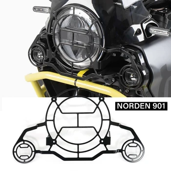 Restes Melnas Matētas Lukturu aizsargājošo segumu Husqvarna Norden 901 Norden 901 2022 - Motocikla priekšējo Lukturu aizsargājošo vāciņu
