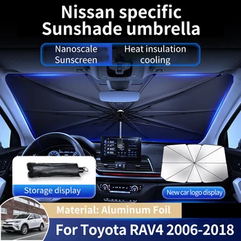 Toyota RAV4 Vanguard XA30 XA40 2006~2018 Auto Sānu Logu Saulessargs Aptver Saules Ēnā Aizsargs Saulessargs Vējstikla Interjera