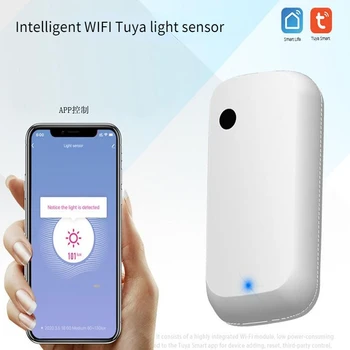 Tuya WiFi Rotaļlieta Gaismas Sensors Saprātīga saikne uztvere vides gaismas sensors detecteur de fumee connecte smartlife